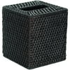 Elite Home Fashions Tissue Holder, Rattan-Dark Espresso