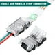 thumbnail image 2 of 11 Piezas Conectores de Tira de LED de 3 Pines Sintonizables Conectores de Luz de Tira de LED de 10 Mm Terminal de Conector de Tira de LED para WS2811, 2 of 5