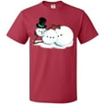 thumbnail image 3 of Inktastic Sassy Snowman in Top Hat T-Shirt, 3 of 5