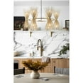 thumbnail image 4 of Design Living 12-Light Gold Iron Chandelier With Spiked Cone Shades, 4 of 6
