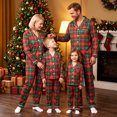 thumbnail image 4 of NIPAXO Family Matching Christmas Pajamas Set Long Sleeve Button-Down Holiday Sleepwear Classic Tartan Plaid Lounge Set for Dad Mom Kids, 4 of 10