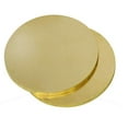 thumbnail image 2 of Brass Round H62 Copper Alloy Solid Metal Processing Raw, Thickness 3.0, Diameter 100mm, 2 of 4