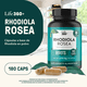 thumbnail image 4 of LIFE 360+ Rhodiola Rosea | 180 Cápsulas | 616 mg c/u | 90 Porciones | Suplemento Alimenticio a Base de Raíz de Rhodiola Rosea en polvo | Tomar 2 cápsulas al día, 4 of 7