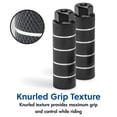 thumbnail image 3 of Concord Bike Pegs for Front and Rear Axle, Freestyle, Black/Silver, 3/8 in Threaded Axle, 26 TPI, 1 Pair, 3 of 5