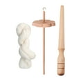 thumbnail image 1 of GUOOL Drop Spindle Portable Sewing Projects for Beginners Wood for Knitted Felting with wool strips, 1 of 9