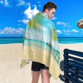 thumbnail image 4 of Coolnut Beach Towels Tropical Beach Sea Coconut Camping Towels Palm Tree Paradise Island Sand Free Beach Towel, 30"x60" Large Beach Towels Quick Dry Bath Travel Towels Pool Yoga Beach Mat for Men, 4 of 6