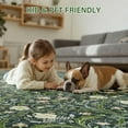 thumbnail image 3 of 6x9 Area Rugs for Living Room, Washable Area Rugs with Non-Slip Backing, Boho Floral Vintage Carpets Low Pile for Dining Room, Bedroom, Home Office, Indoor, Nursery, Apartment., 3 of 10