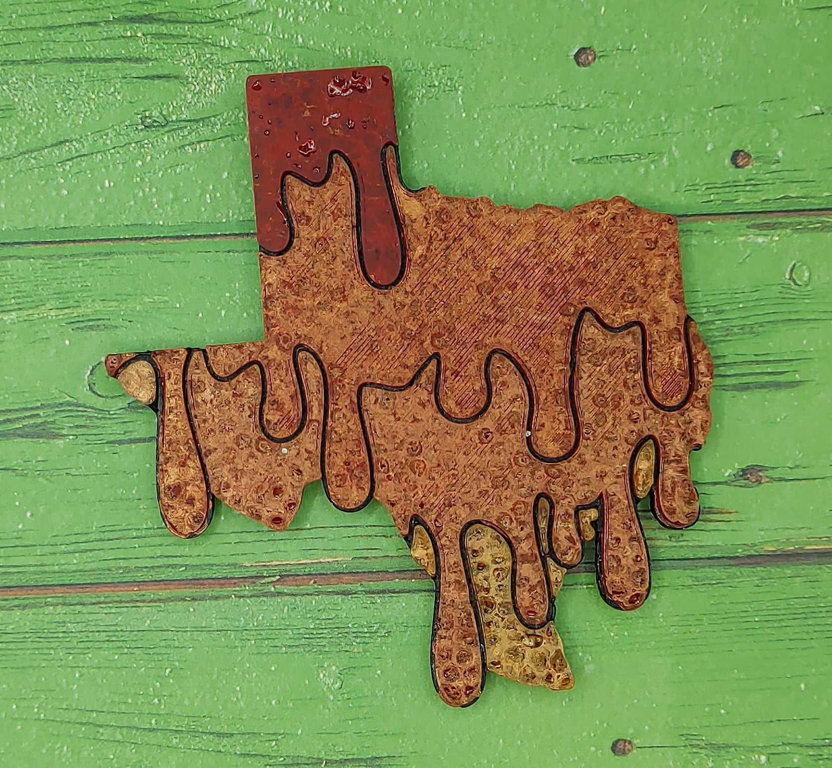Melting State of Texas Silicone Freshie Mold