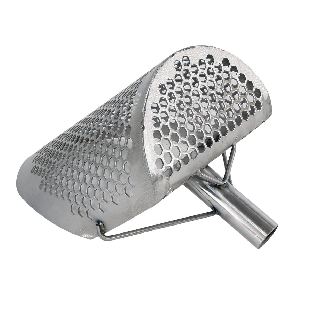 Dune Scoops Hydra 11" x 8" Stainless Metal Detector Sand Scoop w/ Lg Hexagon Holes