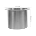 thumbnail image 2 of unbranded Grommet De Acero Inoxidable Para Residuos Encastrado En Encimeras Con Soporte Para Bolsa, 2 of 8