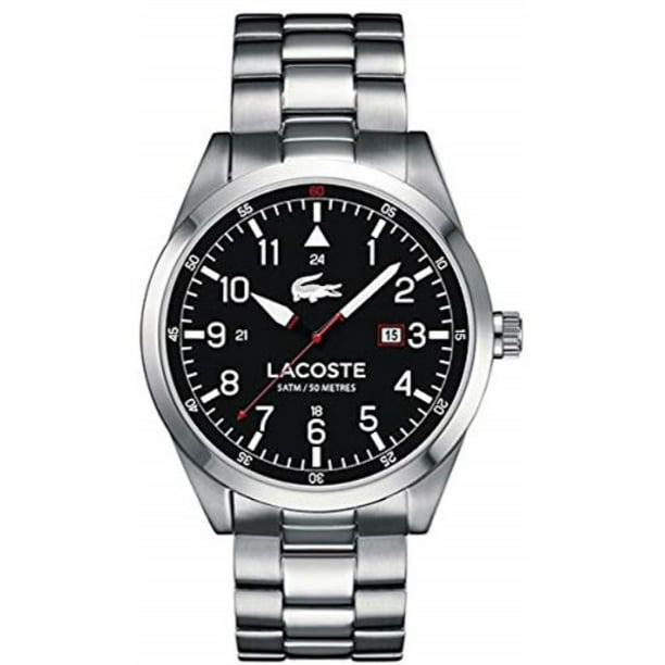 lacoste watches 2010776 mens montreal silver - Walmart.com