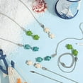 thumbnail image 4 of 12Pcs Turtle Ceiling Fan Pull Chain 3 Colors 14.37 Inch Turquoise Summer Sea Ocean Beach Animal Hanging Charm Ornament Ball Chain Dangler Extender for Ceiling Fan Light Lamp Decor, 4 of 8