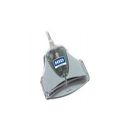 HID OMNIKEY 3021 - SMART card reader - USB - silver, transparent ...