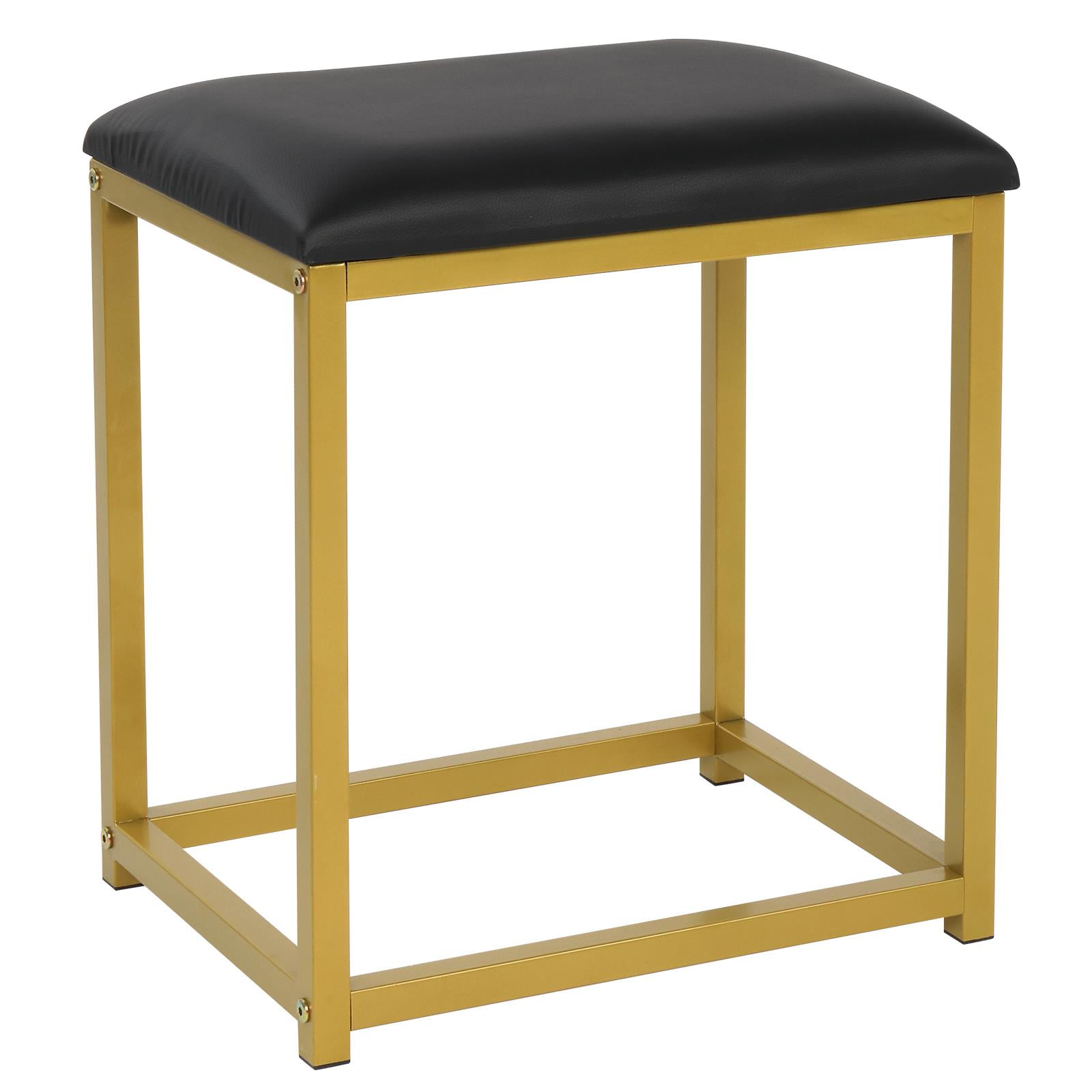 UBesGoo Vanity Stools Modern Dressing Stool Upholstered Footrest