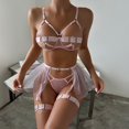 thumbnail image 3 of Gibobby Conjunto de lencería de encaje Conjunto De Lencería Erótica Cuello V Lencería erótica Sexy para Mujer, Vestido de Piel Sexy y Casual, Mujer Sexy(RD1, CH), 3 of 5