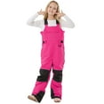 thumbnail image 2 of HUAXUN-Kids' Snow Bib - Boys' and Girls' Insulated Waterproof Ski Pants Overalls,Kids Snow Pants Baggy Ski Pants , Snowboarding & Winter Outdoor Play(Red2,4-5Years), 2 of 5
