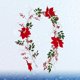 thumbnail image 4 of Artificial Wreaths Outdoor Artificial Rattan Red Berries Decoration Simulation Rattan Leaves Wreath Garland Z, 4 of 4
