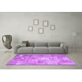 thumbnail image 3 of Ahgly Company Indoor Rectangle Patchwork Purple Transitional Area Rugs, 8' x 10', 3 of 4