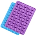 thumbnail image 4 of Moldes de silicona para caramelos de oso de goma, moldes de goma para chocolate con 2 goteros, silicona antiadherente de grado alimenticio, paquete de 4 Adepaton WMZL-181, 4 of 8