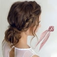 thumbnail image 2 of Unique Bargains 1 Pc Elegant Satin Hair Scrunchies Hair Ties Pink, 2 of 5