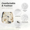 thumbnail image 4 of KLL Elegant Butterflies And Pearls Pattern Shorts Women,Athletic Shorts High Waisted Running Shorts Pocket Sporty Short Gym Elastic Workout Shorts-X-Large, 4 of 7
