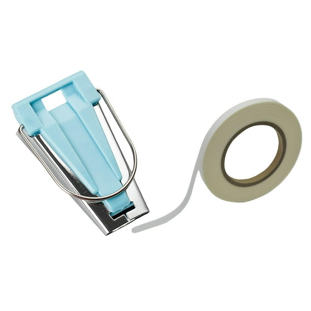 Kit para hacer cinta adhesiva termofusible y cinta al bies, juego de herramientas para hacer cintas, versátil y de fuerte adhesión Red de 10 mm