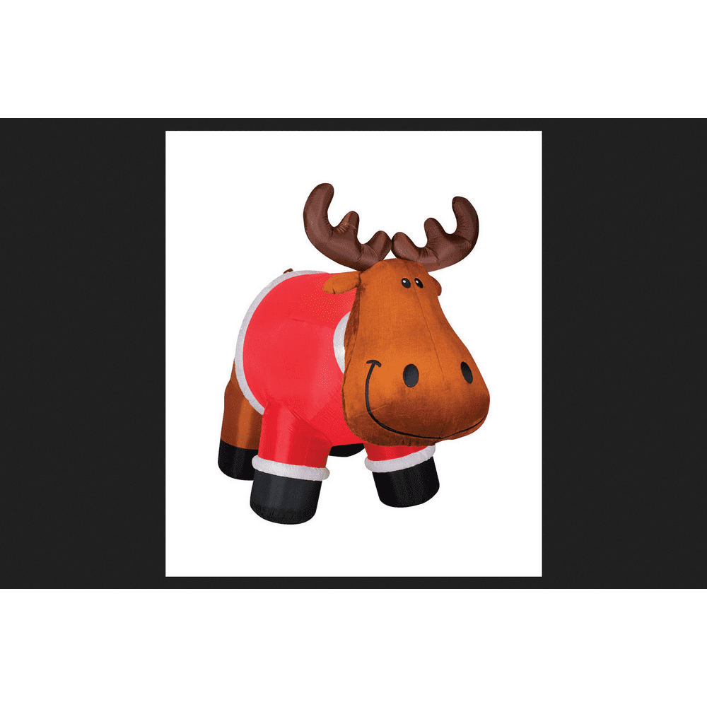 Gemmy Industries Airblown Moose Christmas Inflatable Fabric 247/16 in