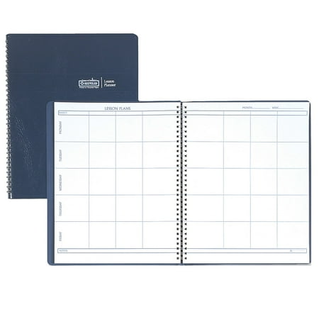 UPC: 0194629084753 | House of Doolittle Lesson Planner Book  41 Weeks  Blue  Pack of 2