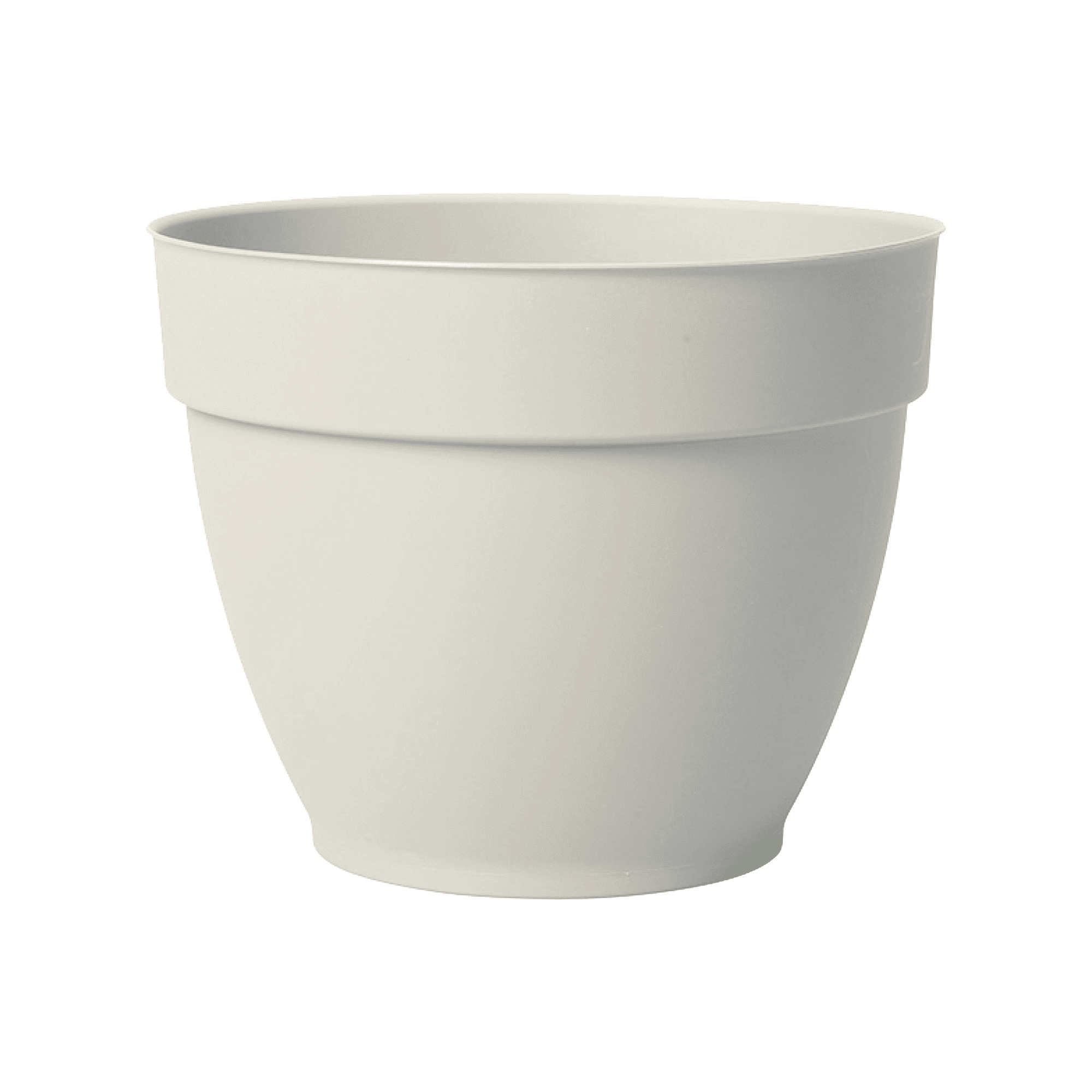 Jacinto Recycled Planter, 10 inch Opening Diameter, Cream Color