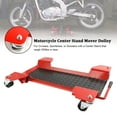 thumbnail image 2 of Motorcycle Centre Stand Moving Dolly Trolley Platform 360 Degree Casters 250kg, 2 of 10