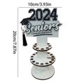 thumbnail image 4 of XEOVHV 2024 Graduation Gift Money Holder, Double-Layer Graduation Money Cake with 25 Holes for Cash Congrats Graduation Party Supplies (A), 4 of 8