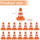thumbnail image 2 of Mini Cono Triangular de 14 Piezas, Seguridad SimulacióN SeñAles Estacionamiento en Carretera ObstáCulo, PequeñAs, 2 of 5