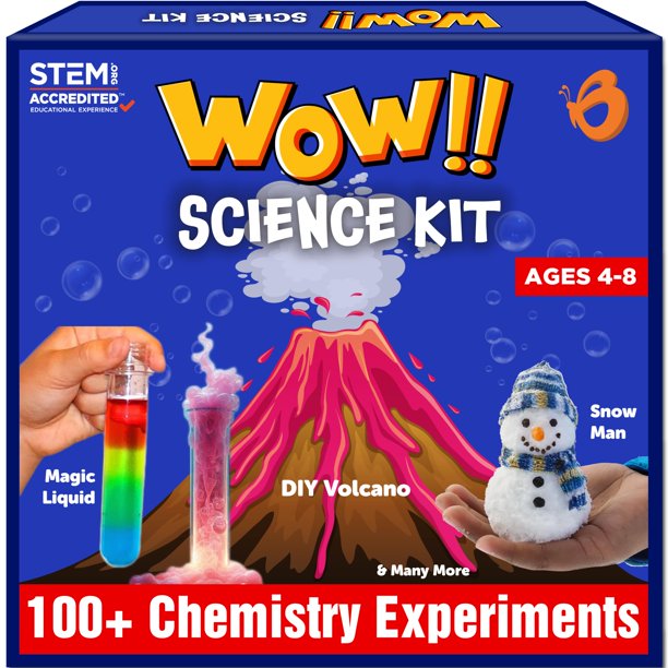 Kit científico Butterfly EduFields para más de 100 experimentos para niños de 4 a 8 años