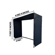 Glide Gear - Golf Practice Simulator Backdrop Complete Enclosure Poles & Impact Screen - 10' x 8'