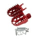 thumbnail image 3 of Estriberas antideslizantes de aleación de aluminio para motocicletas 600 XL600V Verde, 3 of 8