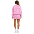 thumbnail image 3 of Stralyhd Two Piece Set Womens Vacation Long Sleeve Outfits 2026 Striped Sweatsuit Office Comfy Casual Sets, 3 of 6