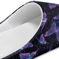 thumbnail image 4 of Chaqlin Dreamy Galaxy Butterfly Gifts Slippers Soft Plush Fuzzy Comfy Non Slip Indoor Outdoor House Shoes Warm Cozy Memory Foam Sole Lightweight For Women, 4 of 7