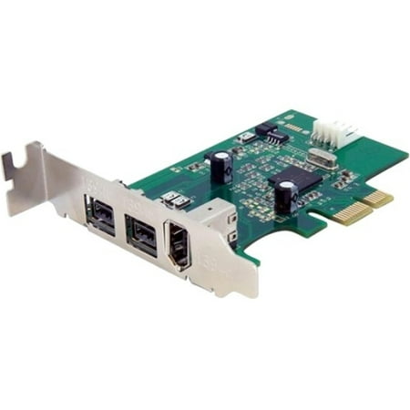 Firewire Car Power Adapter - Startech 3 Port Low Profile 1394 PCI Express FireWire Card Adapter
