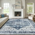 thumbnail image 4 of CHITOOMA 8'x10' Area Rugs for Living Room, Machine Washable Rugs Vintage Area Rug for Bedroom Dining Room Dorm Office with Non-Slip Backing, Stain Resistant Non-Shed Carpet, 4 of 11