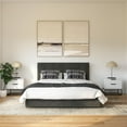 thumbnail image 4 of DHP Rose Tufted Upholstered Storage Bed Frame, Queen, Gray Velvet, 4 of 23
