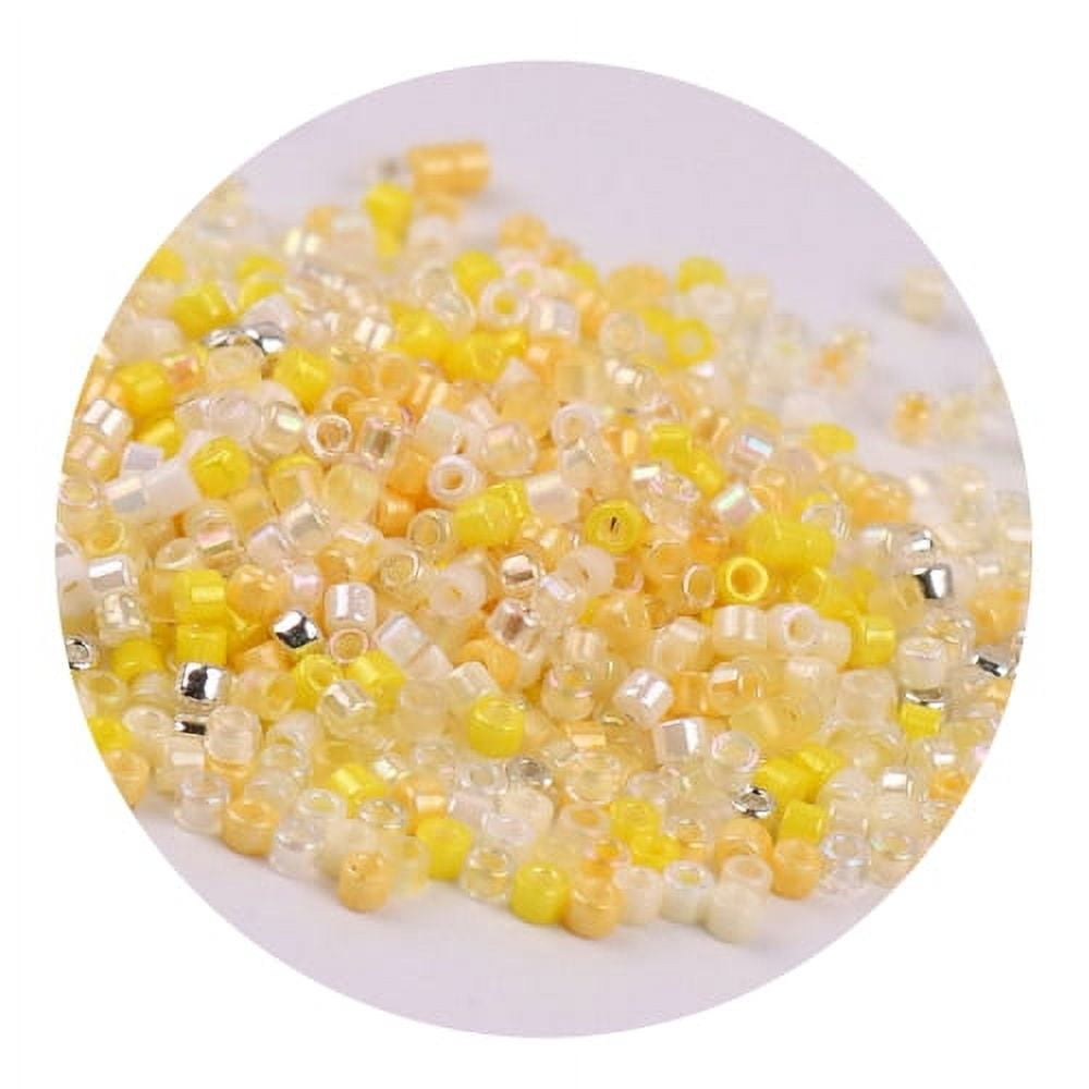 Yellow Glass Seed Beads Gold Waist Beads Kit DIY Jewelry Making Craft Seed  Beads Necklace – the best products in the Joom Geek online store