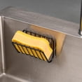 thumbnail image 4 of LZLINGMEI Sponge Holder for Kitchen Sink, Stainless Steel Suction Cup Sponge Caddy, 4 of 13