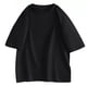 thumbnail image 2 of pstuiky camisetas para hombre, Camisa informal holgada de manga corta con solapa de color liso para hombre, estilo oversize, con cuello vuelto y manga corta ropa de hombre s, 2 of 7