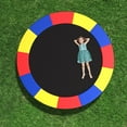 thumbnail image 2 of Gymax Housse de Ressort pour Trampoline 12 Pi avec Conception Séparée, Surface Imperméable, Rembourrage en Mousse EPE, Multicolore, 2 of 10