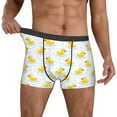 thumbnail image 2 of Cauagu Yellow Rubber Duck Print Boxer Briefs for Men,Comfortable Breathable Men's Underwear Moisture Wicking Underpants -Large, 2 of 8
