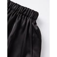 thumbnail image 5 of LMLYSoH Women's Mini Shorts Lace Patchwork Drawstring Elastic Waist Casual Summer Loose Lounge Shorts, 5 of 7