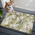 thumbnail image 3 of Tropical Leaf Entryway Rug 2'x3'&nbsp; Non Slip Front Door Mats, Palm Leaves Plants Vintage Spring Green Entrance Rugs Indoor Outdoor Carpet, Washable Floor Mats Small Area Rug for Bedroom Kitchen, 3 of 8