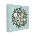 thumbnail image 3 of Stupell Industries Nautical Holiday Seashell Wreath Graphic Art Gallery Wrapped Canvas Print Wall Art, Design by Elizabeth Tyndall, 3 of 7