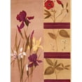 thumbnail image 2 of Unknown 25x32 White Modern Wood Framed Museum Art Print Titled - Floral Collage I, 2 of 4