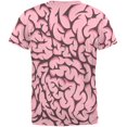 thumbnail image 2 of T-Shirt Adulte Halloween Rose Cerveaux Partout, 2 of 2